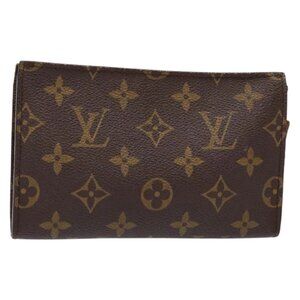 LOUIS VUITTON Monogram Bucket PM Accessory Pouch LV Auth ti3382